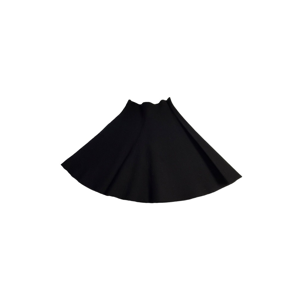 Ann Taylor Skirt XSP Black Pull On Knit Preppy Office Minimalist Capsule New $89